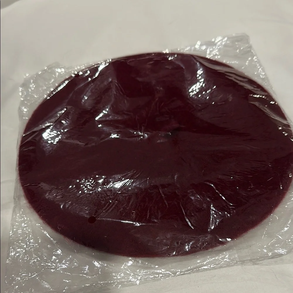Kid’s Elegant Burgundy Beret NWT
